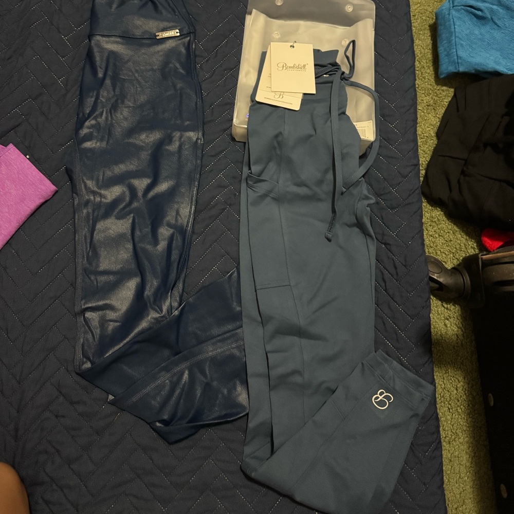 Bombshellll sportswear empower leggings and crossfit bra set S
